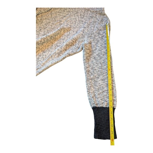 L.L. Bean Signature Cotton/Linen Ragg Sweater, Women's Large, Gray Black - Picture 8 of 11